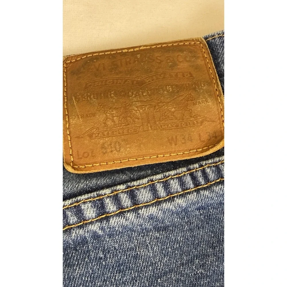 Vintage Levi's Premium 514 Straight Fit Jeans‎ Men 34x32 Medium Wash Denim